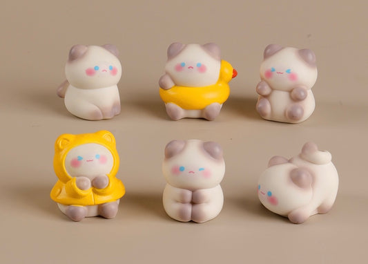 可愛がらせるネコの樹脂工芸品