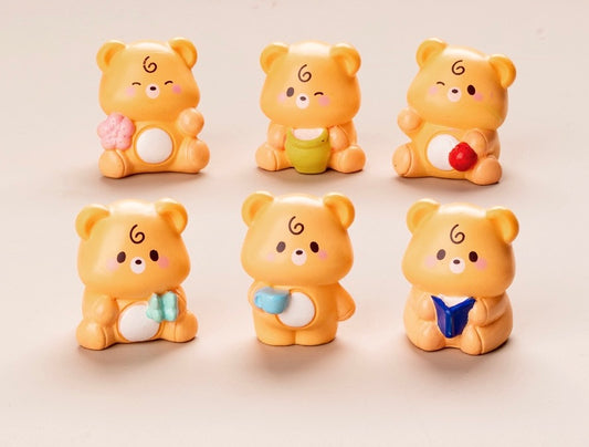 ぽっちゃり熊の樹脂工芸品