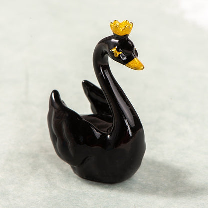 スワンの樹脂工芸品
