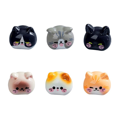 猫の頭のDIYの小さな置物