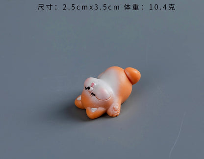 小柴犬の樹脂工芸品