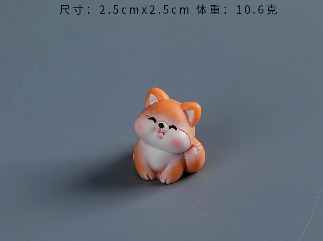 小柴犬の樹脂工芸品