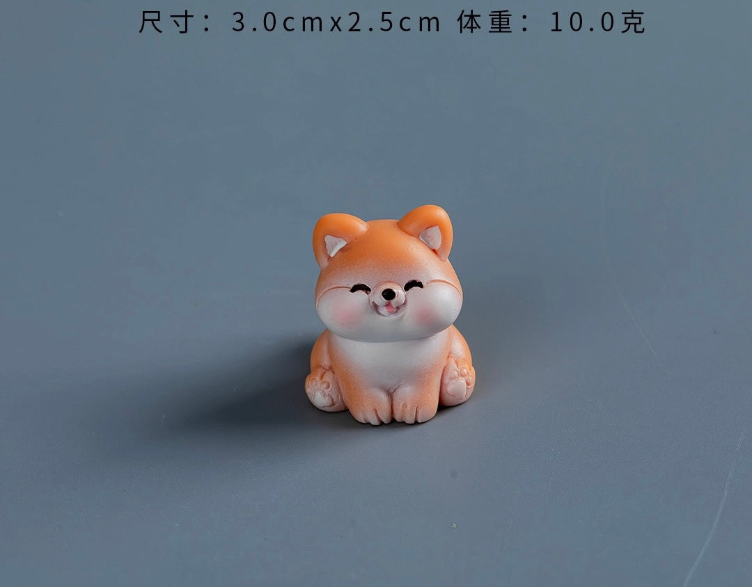 小柴犬の樹脂工芸品