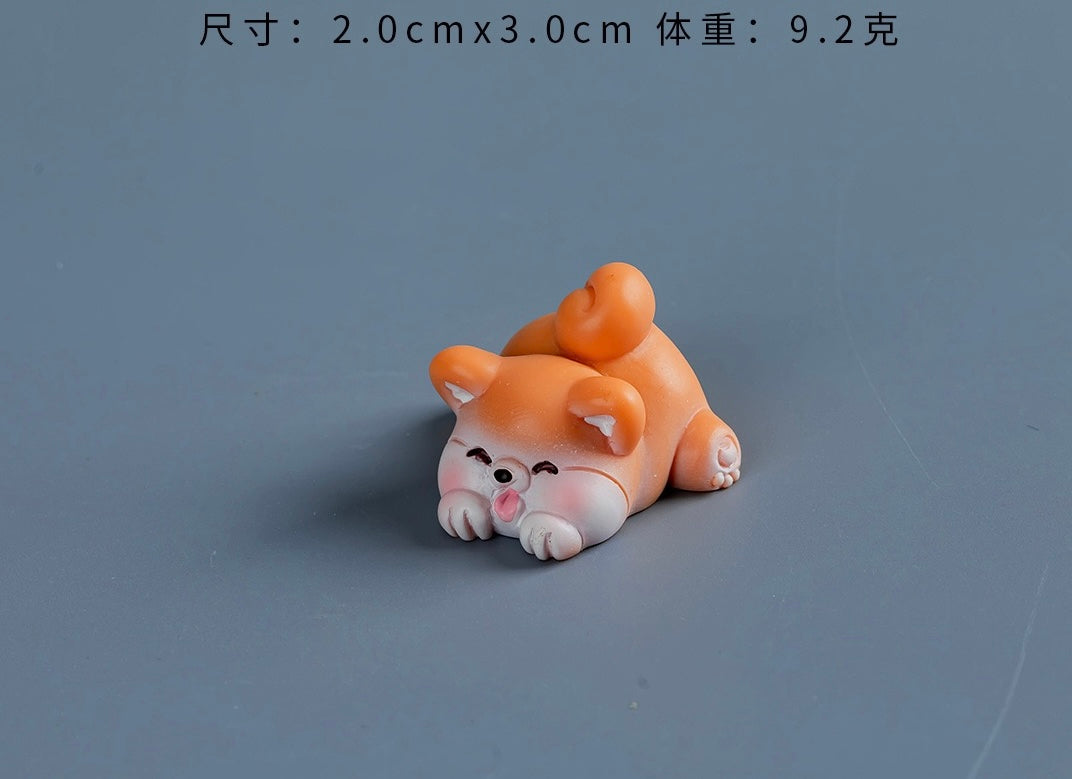 小柴犬の樹脂工芸品