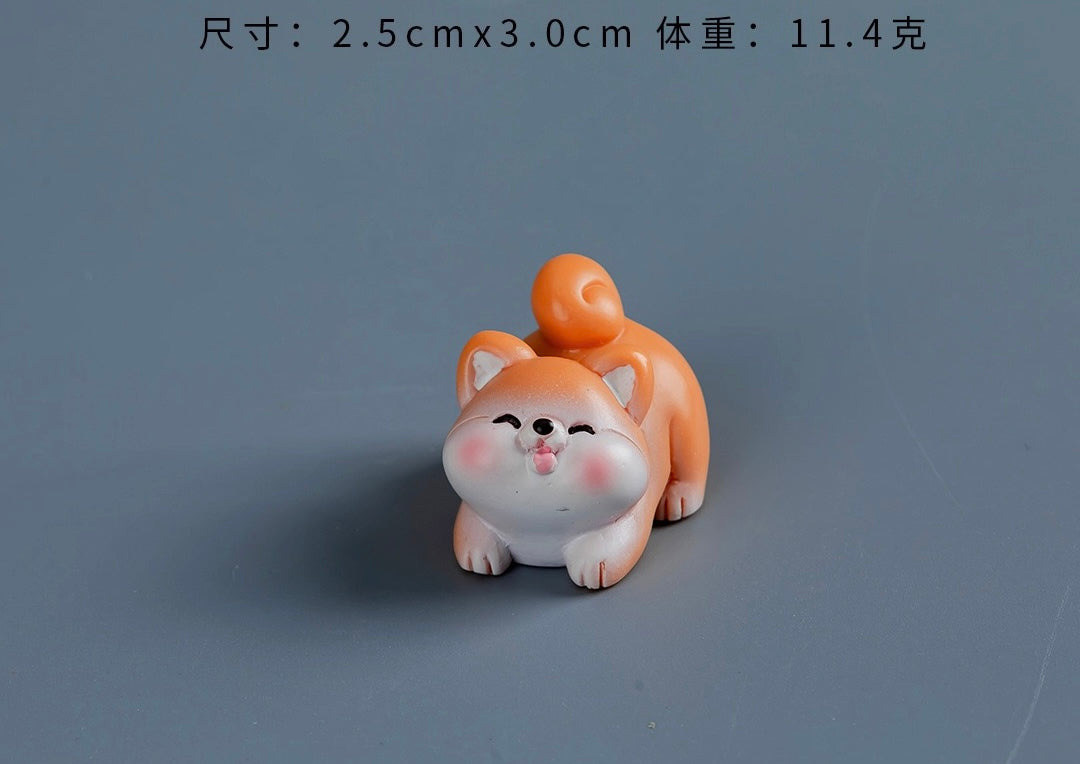 小柴犬の樹脂工芸品