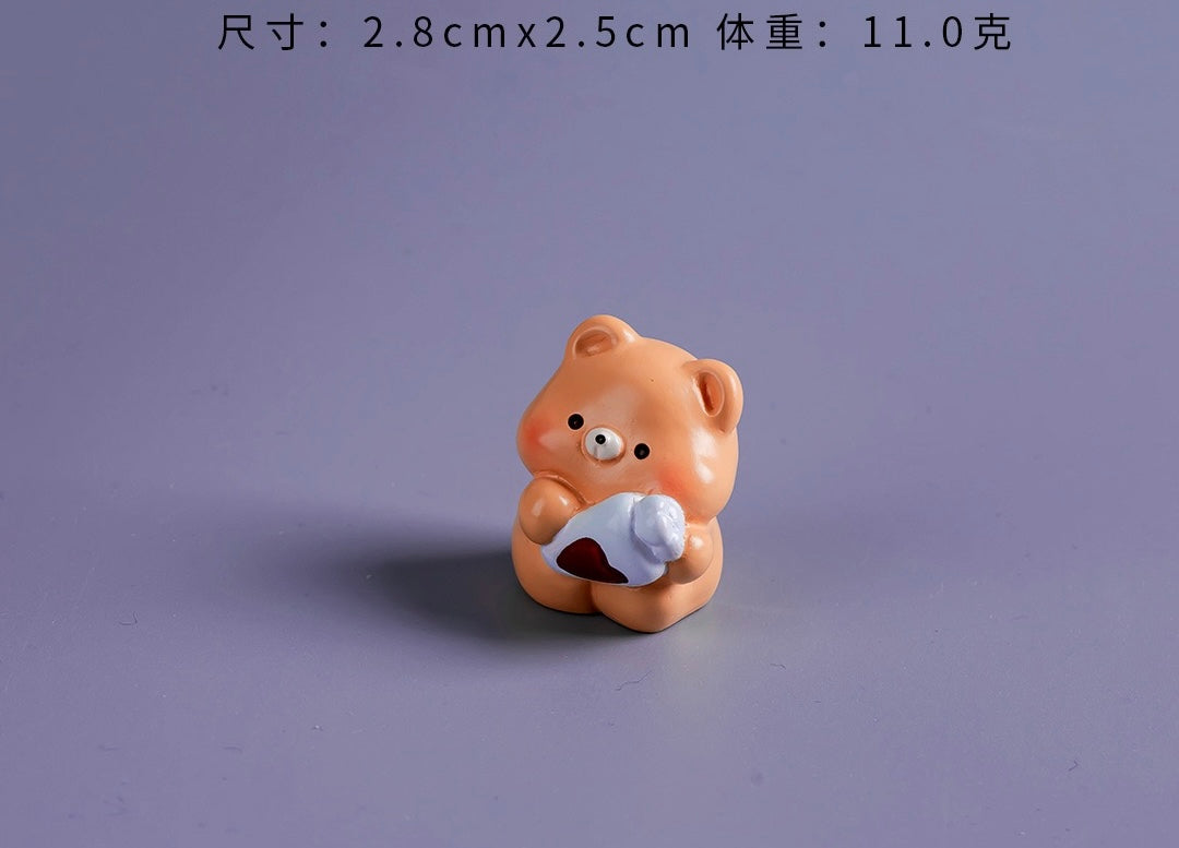 チョコレート色の小熊