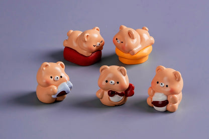 チョコレート色の小熊