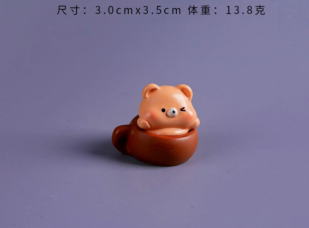 チョコレート色の小熊