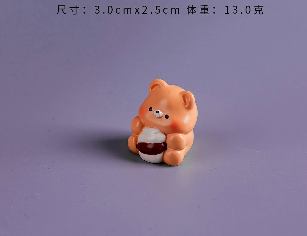 チョコレート色の小熊