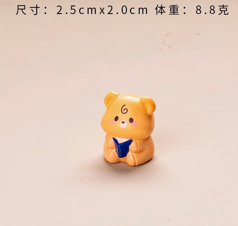 ぽっちゃり熊の樹脂工芸品