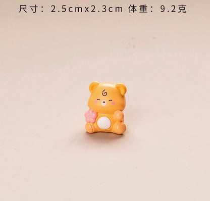 ぽっちゃり熊の樹脂工芸品