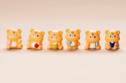 ぽっちゃり熊の樹脂工芸品