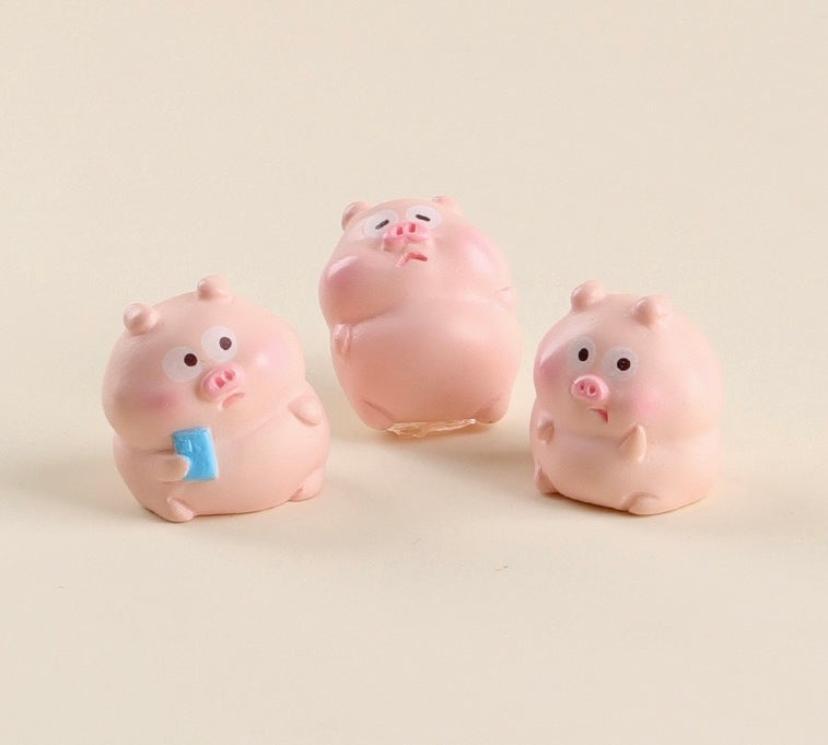 私の豚の樹脂工芸品