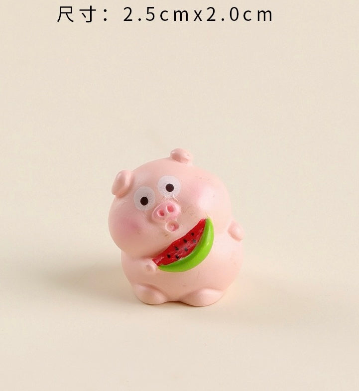 私の豚の樹脂工芸品