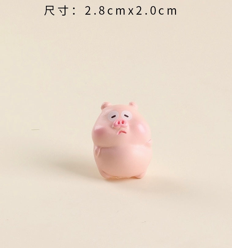 私の豚の樹脂工芸品