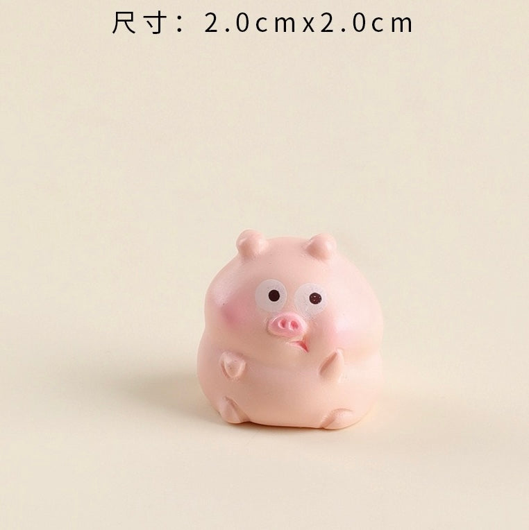 私の豚の樹脂工芸品