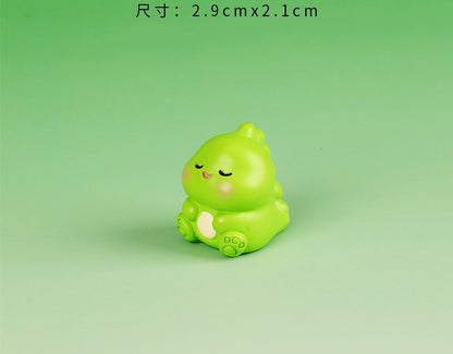 小さな恐竜の樹脂工芸品