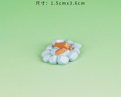 小さな恐竜の樹脂工芸品